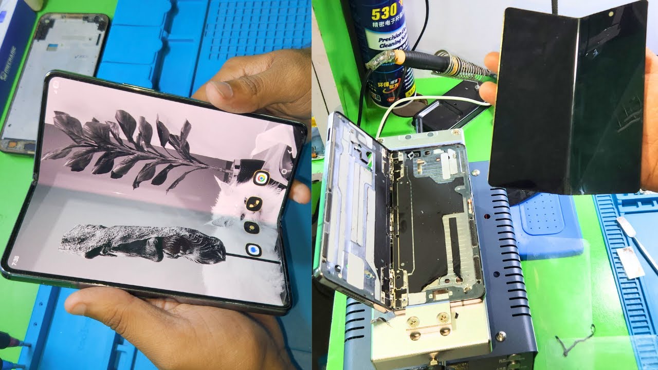 Samsung Z Fold 4 Half-Open Display & Inner Screen Problem | Flex Cable Repair Solution