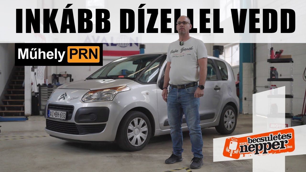 Vásárlás után füstölt, aztán jött a motorfelújítás – Citroen C3 Picasso VTi – 2009 – MűhelyPRN 332.