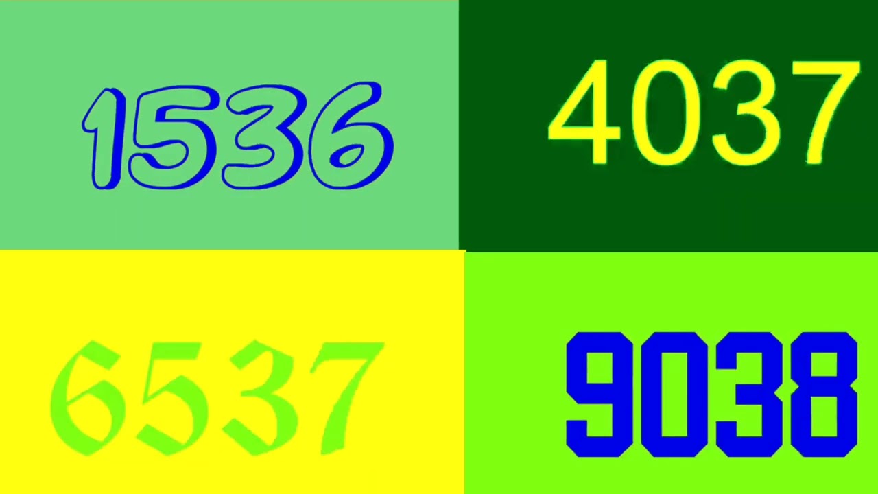 numbers 1-10000