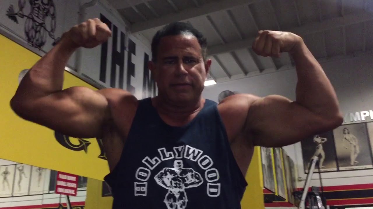 The Real Iron Man, Keith Middlebrook at Gold&rsquo;s Gym Venice, the Mecca of Bodybuilding.