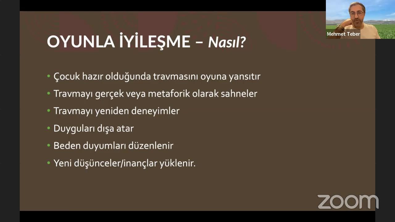 ÖZEL EĞİTİM AKADEMİSİ/MEHMET TEBER/TRAVMA VE OYUN