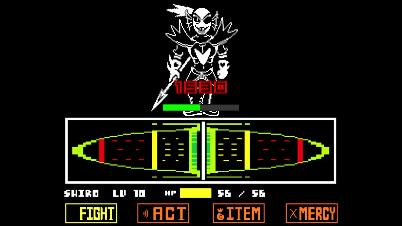 Unitale - No Hit Genocide Undyne Hard Mode