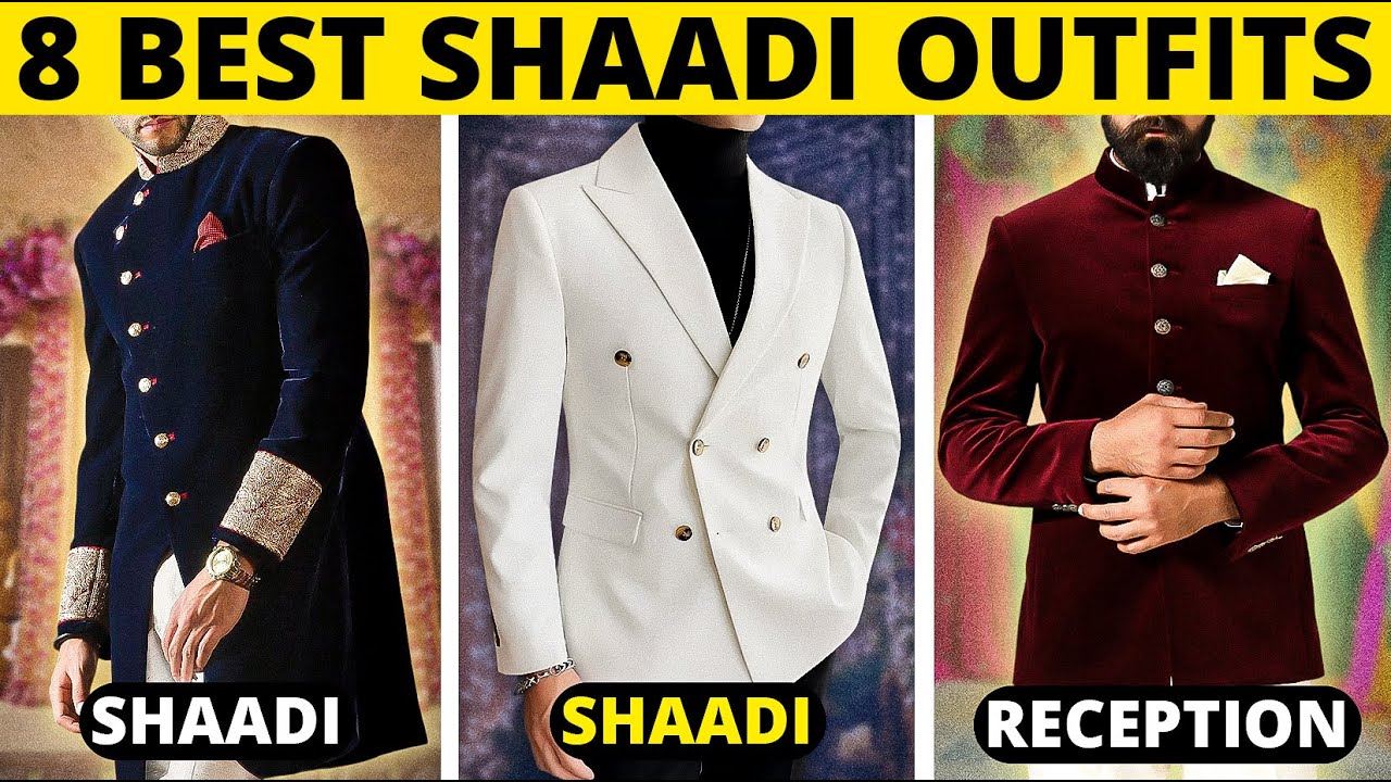 8 Best Wedding Outfits For Men | Best Shaadi Outfits | हिंदी में