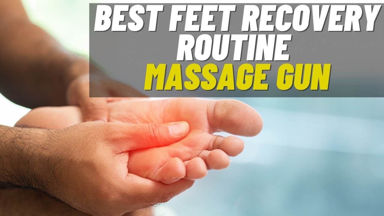 How to use your massage gun - Sore feet recovery