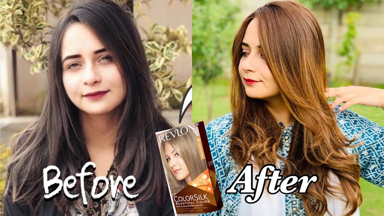 HOW I DYE MY HAIR AT HOME | PART 2| Black to Golden Brown | Without Bleach | in Urdu/Hindi