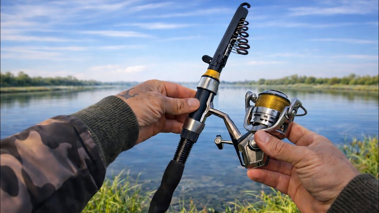 AM PESCUIT LA CRAP CU O LANSETA SUPER IEFTINA #fishing #fishhacker #carp #fish