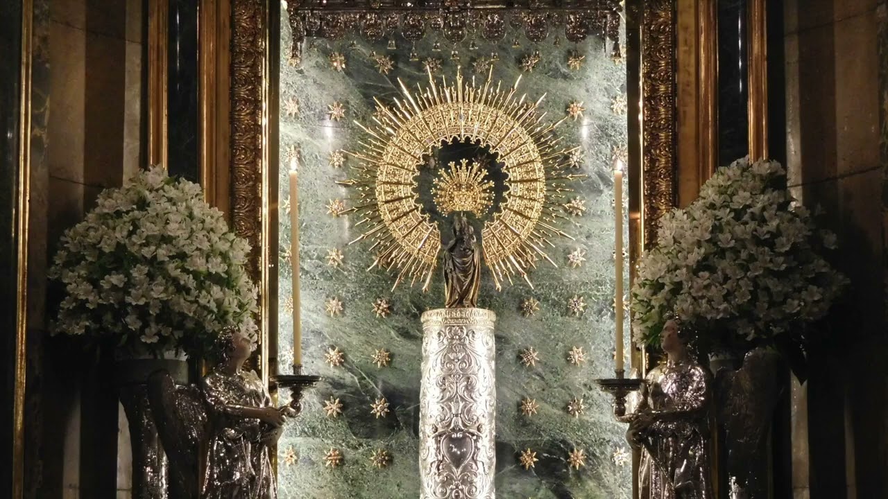 ¿Por qué hoy día 20 de enero la Virgen del Pilar no lleva manto Oración de la Sagrada Columna