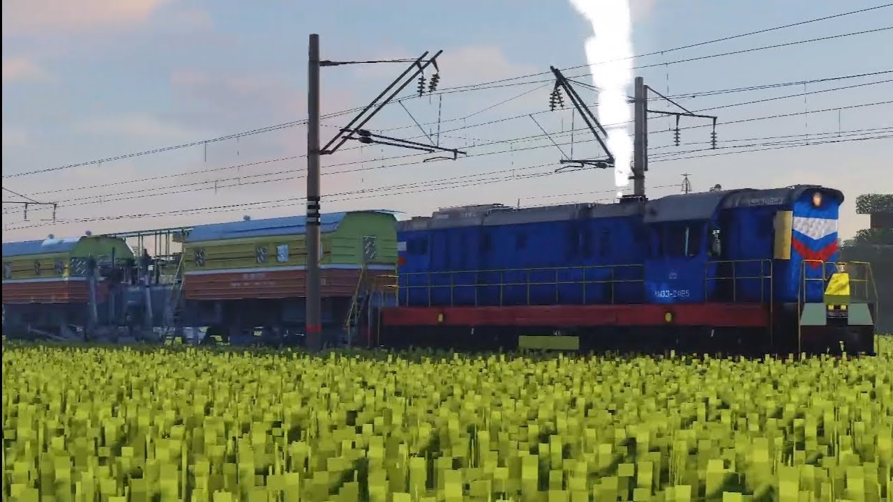 ЧМЭ3-2458 С ВЫПРАВОЧНО-ПОДБИВОЧНО-ОТДЕЛОЧНОЙ МАШИНОЙ(ВПО3000) НА КАРТЕ Den nik047