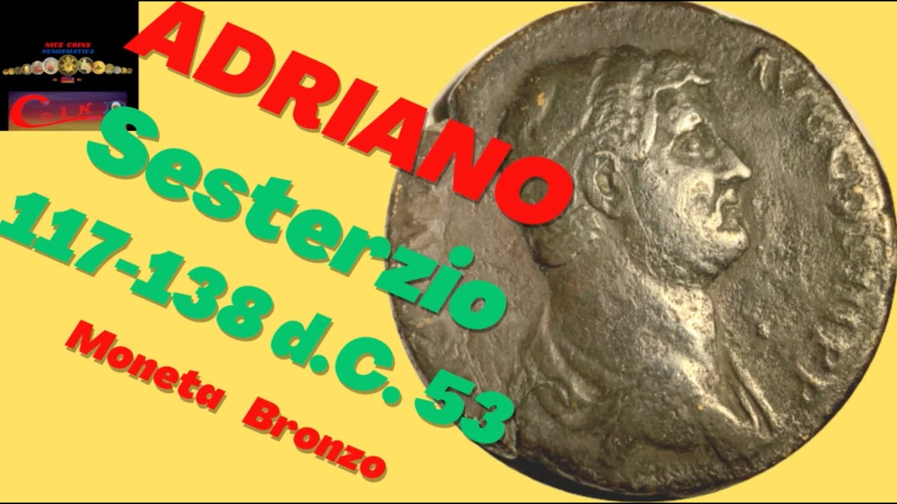 ADRIANO  Sesterzio 117 138 d C #numismatica #Sesterzio #Adriano #numismatics  #monete #rarecoins