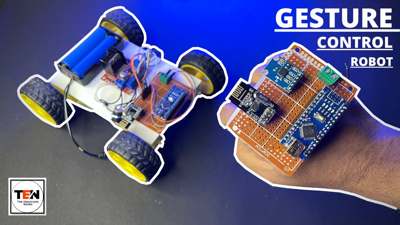 HOW TO MAKE GESTURE CONTROL ROBOT !!