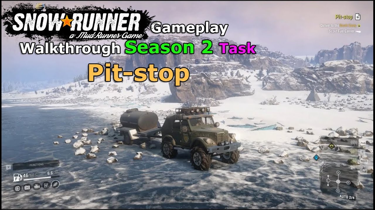 SnowRunner - Pit stop | Lake Kovd Task