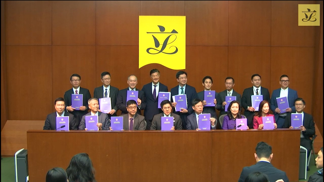 霍啟剛議員名單就預算案演辭舉行的傳媒簡報會 (2026/02/25)