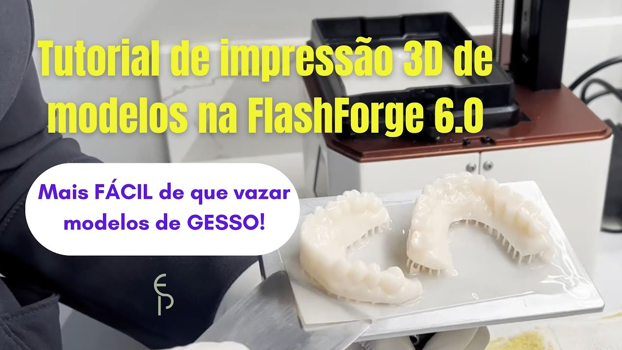 Tutorial de impressão 3D de modelos na FlashForge 6.0