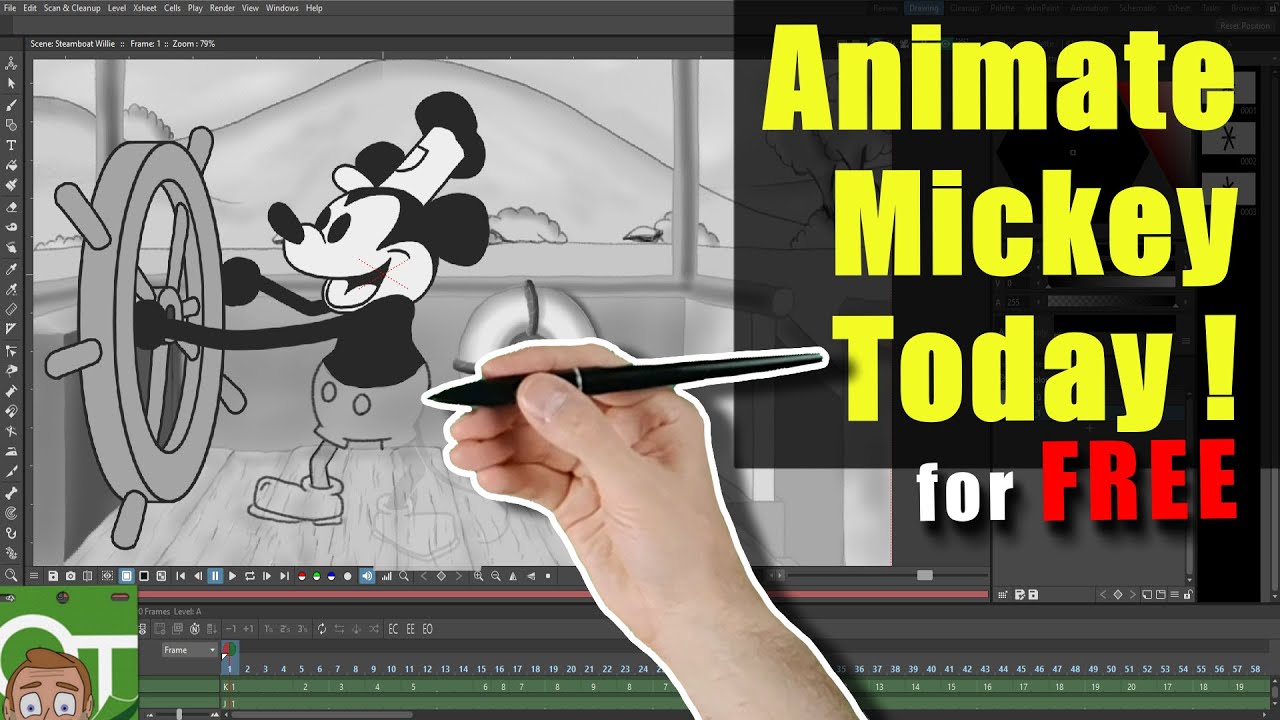 Как создать 2D-анимацию с помощью OpenToonz — для начинающих!