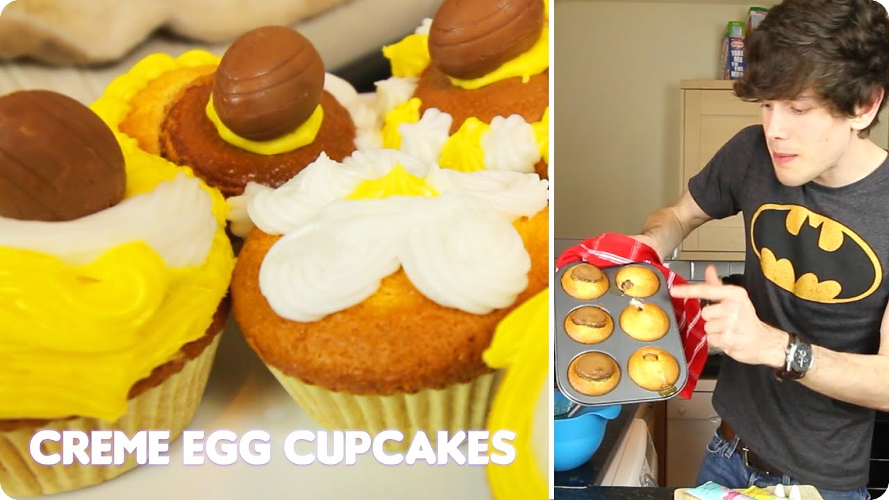 CREME EGG CUPCAKES | Easter Baking