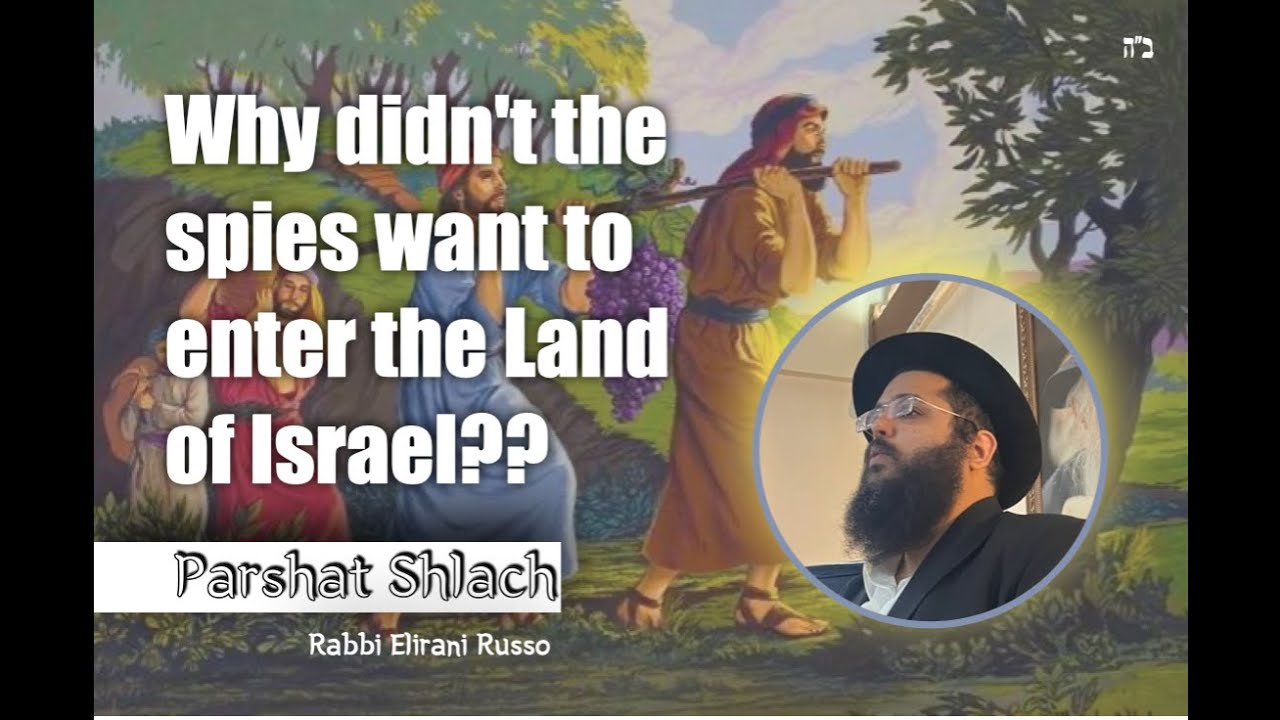 Rabbi Elirani Russo הרב אלירני רוסו | Parshat Shlach - Torah class  | Dvar Malchut
