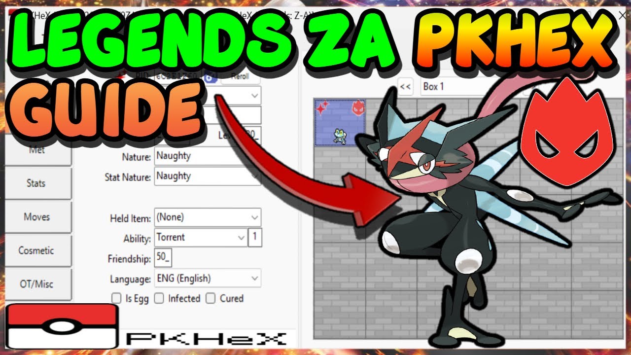 Как использовать PKHeX с Pok&eacute;mon Legends ZA