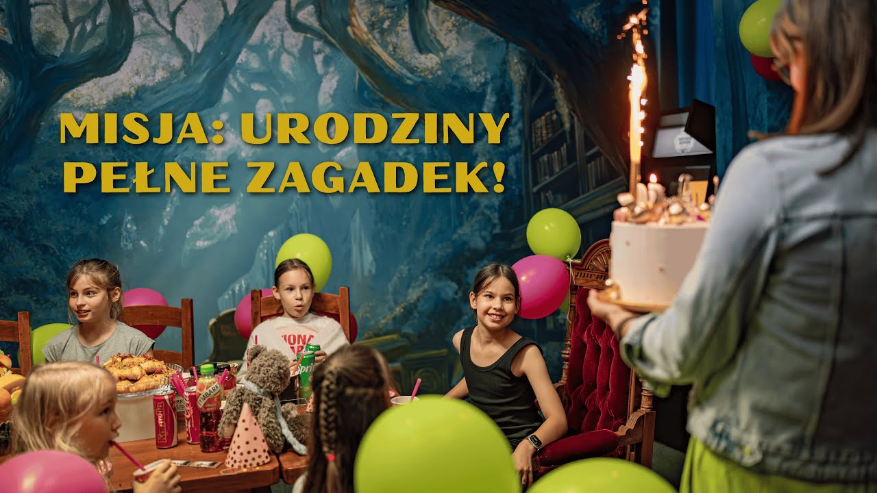 PRZYJĘCIE URODZINOWE DLA DZIECKA w Escape room Kreatywny Świat | URODZINY DZIECKA w Warszawie