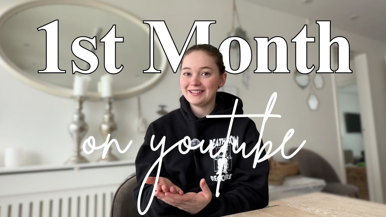 My first month on youtube as a small knitting channel