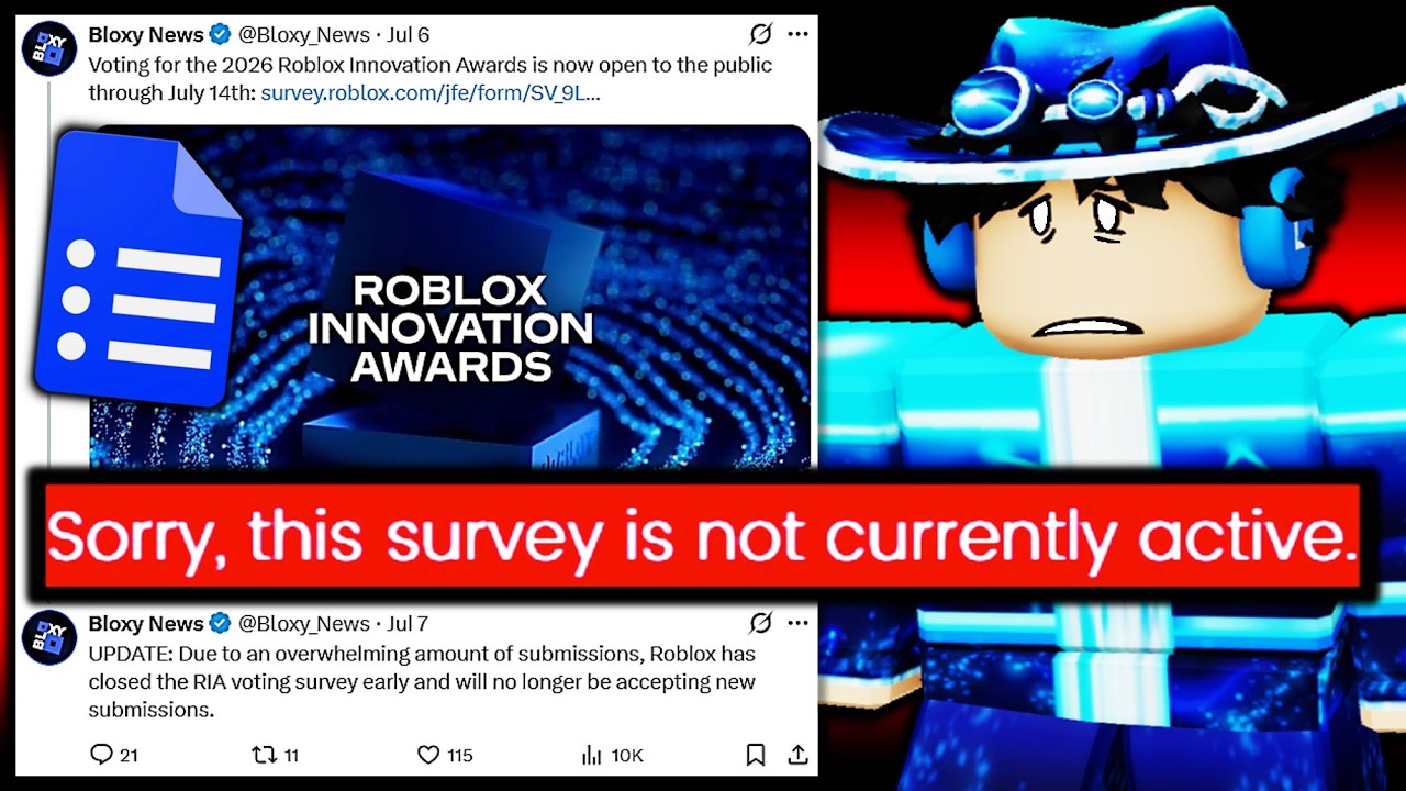 Roblox Survey Disaster... (Innovation Awards 2026)