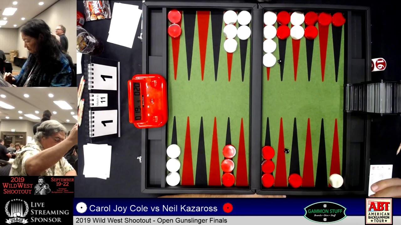 2019 Wild West Shootout Backgammon Finals - Carol Joy Cole vs Neil Kazaross