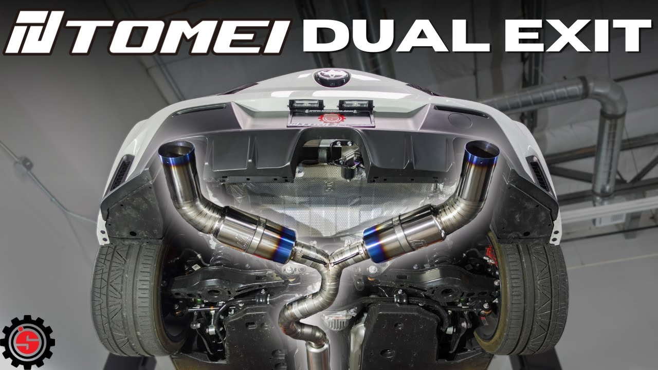 DUAL EXIT TOMEI EXHAUST FOR THE GR COROLLA! (Sound clips + Unboxing)
