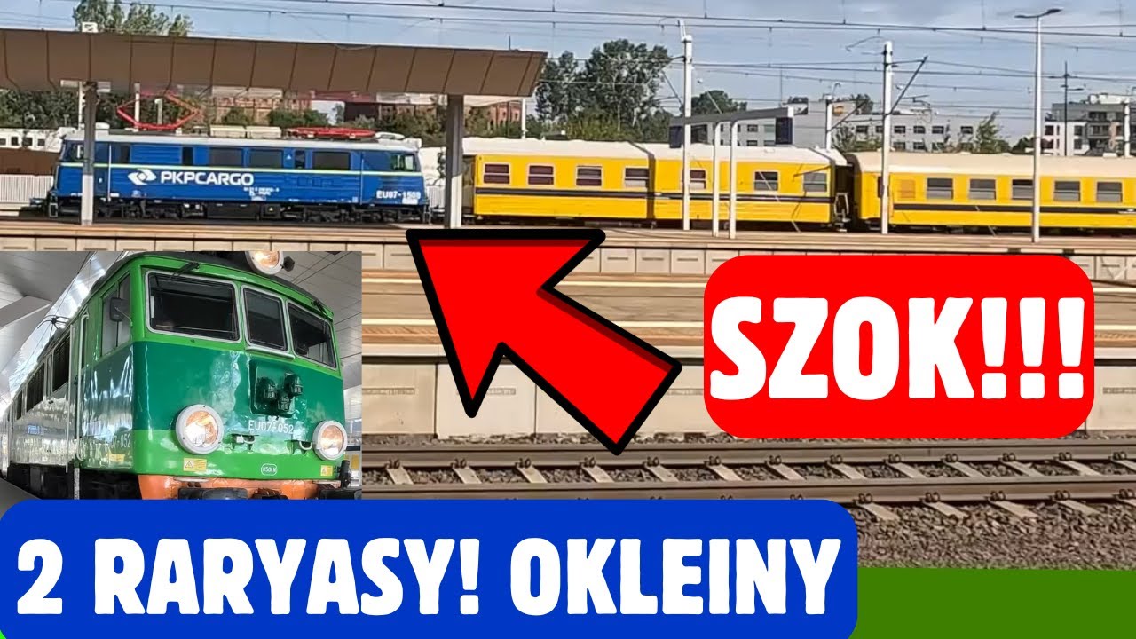 Fenomenalne lokomotywy! EU07 PKP Cargo ze składem specjalnym!!!