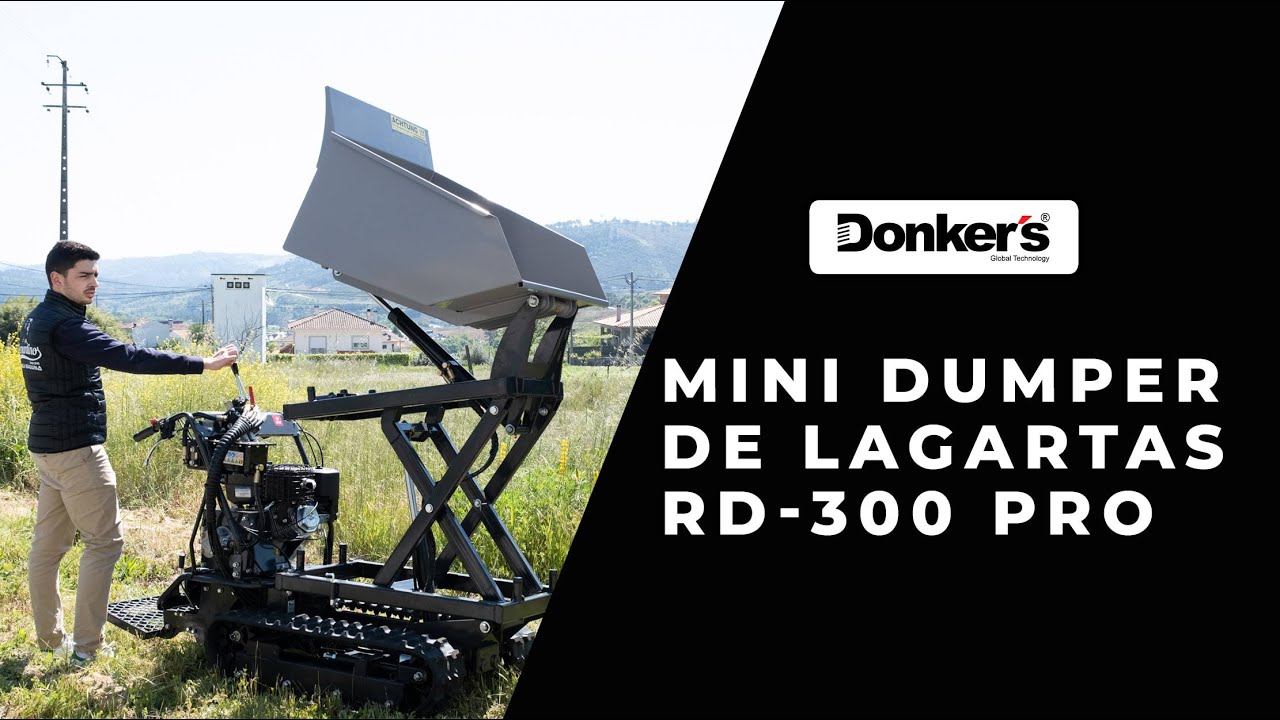 Mini Dumper de Lagartas RD-300 Pro