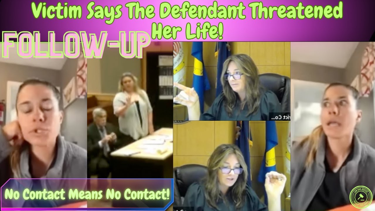 FOLLOW-UP! No Contact Violation Trial.. Did This Defendant Threaten The Victim? #trending #court