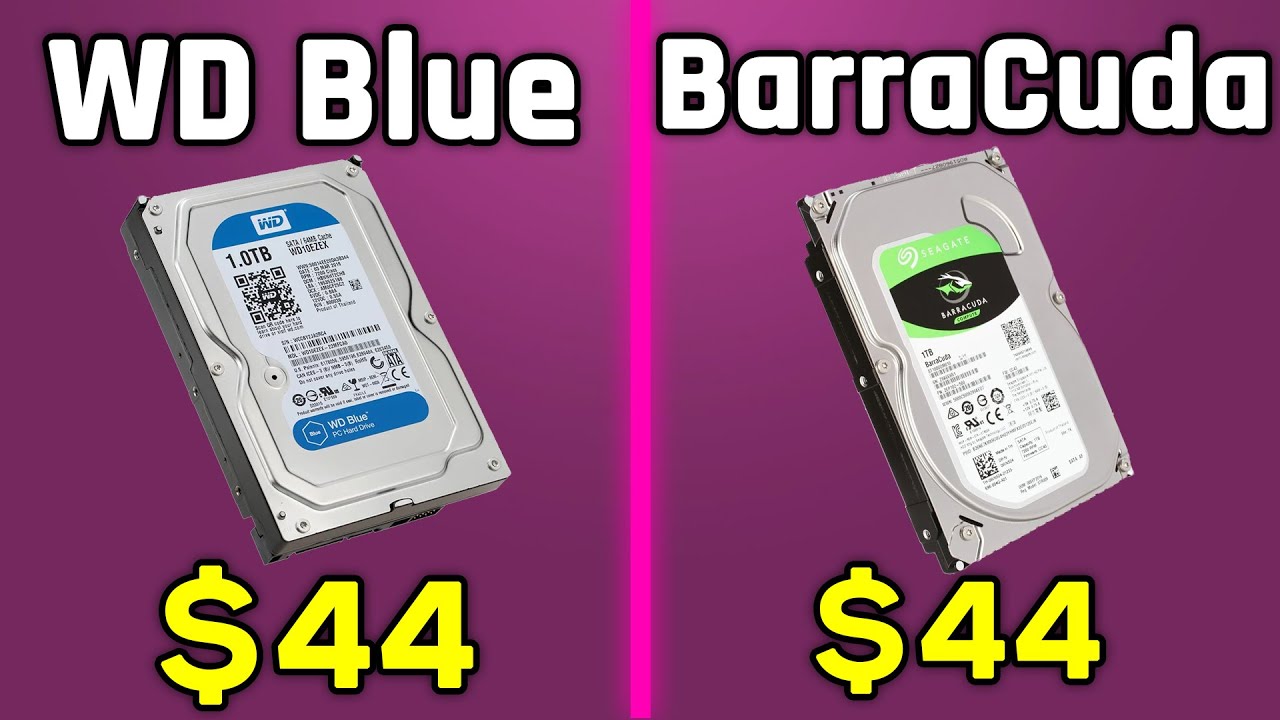 Western Digital Blue vs Seagate BarraCuda (1 TB) - Comparison