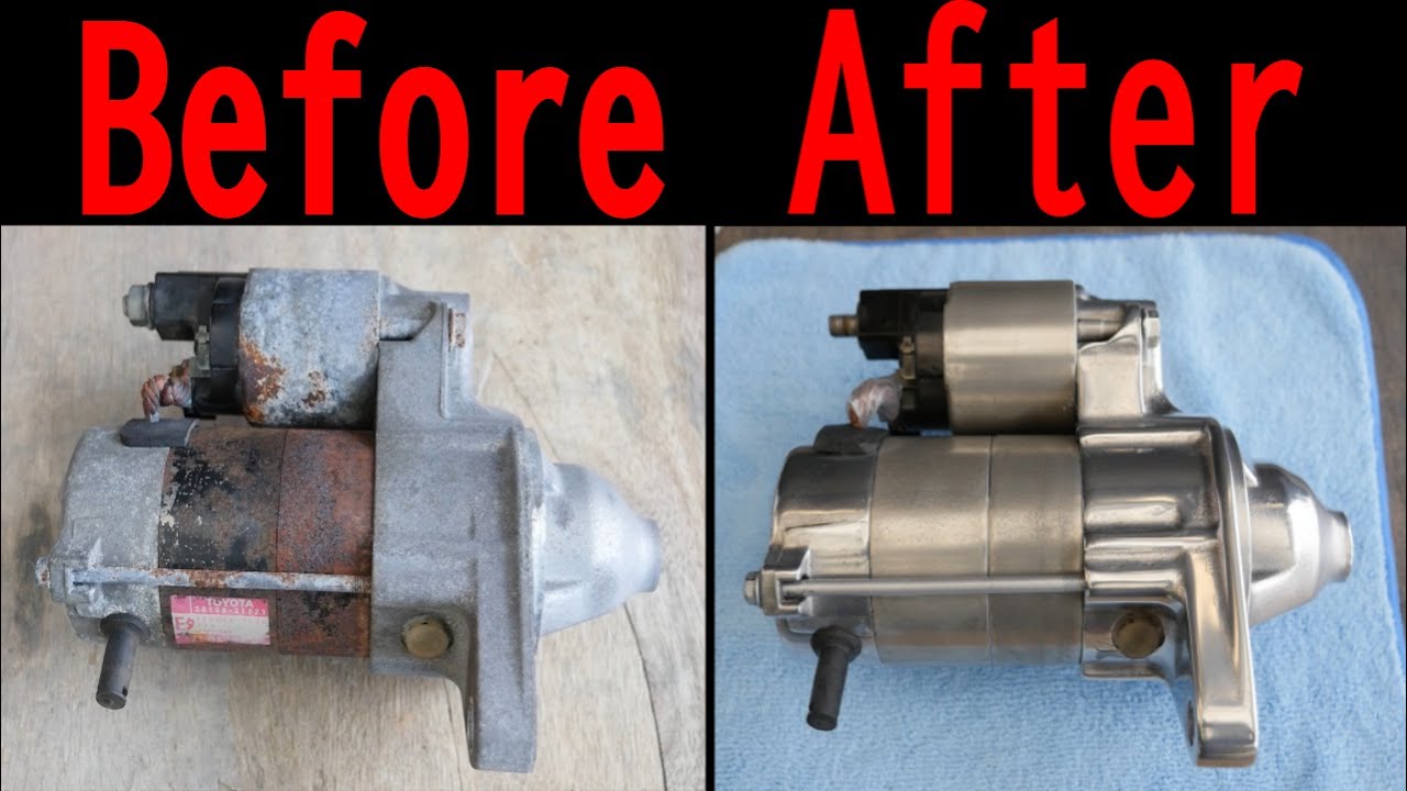 【鏡面】金属磨きで究極の自己満足！|Starter Motor RESTORATION-Toyota Probox