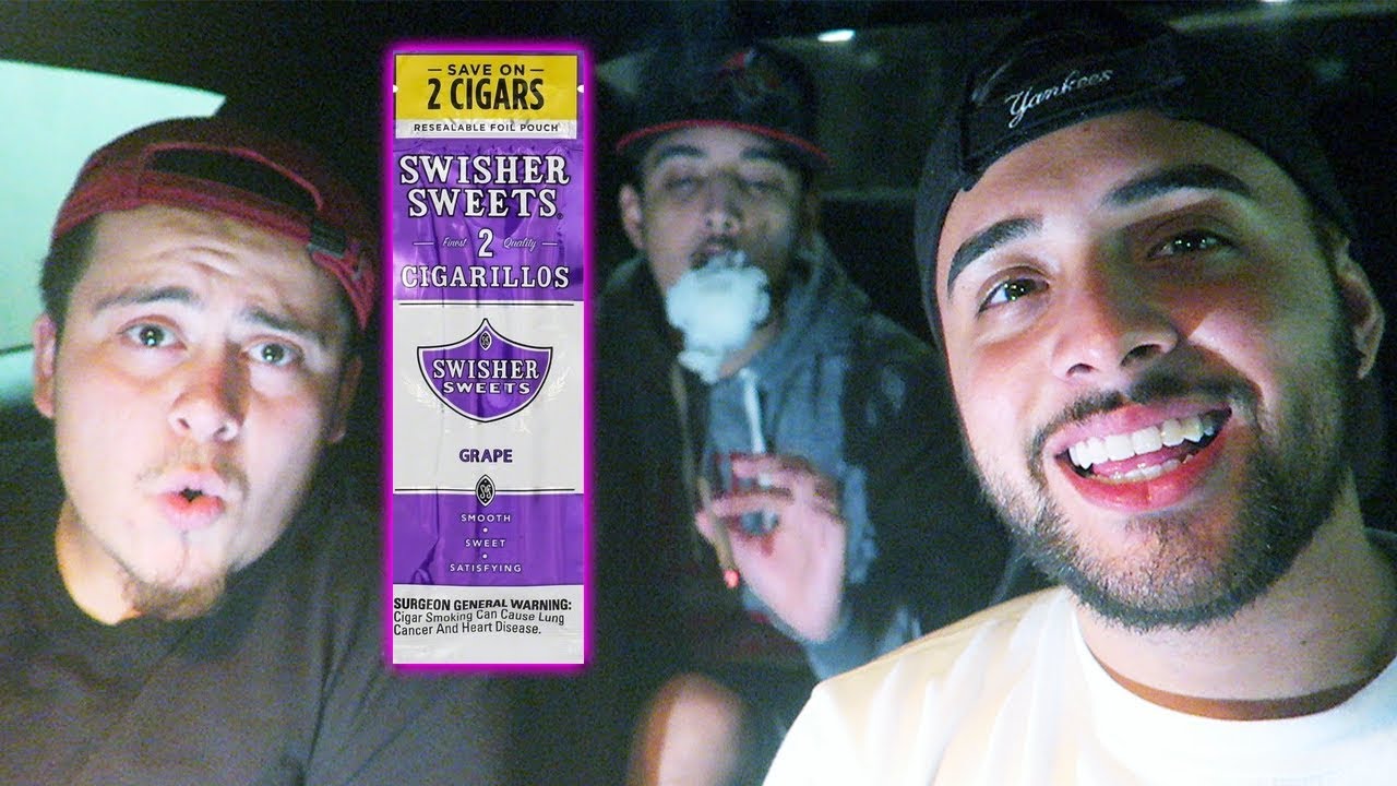 GRAPE SWISHER SWEET BLUNT SESH! *THROWBACK*