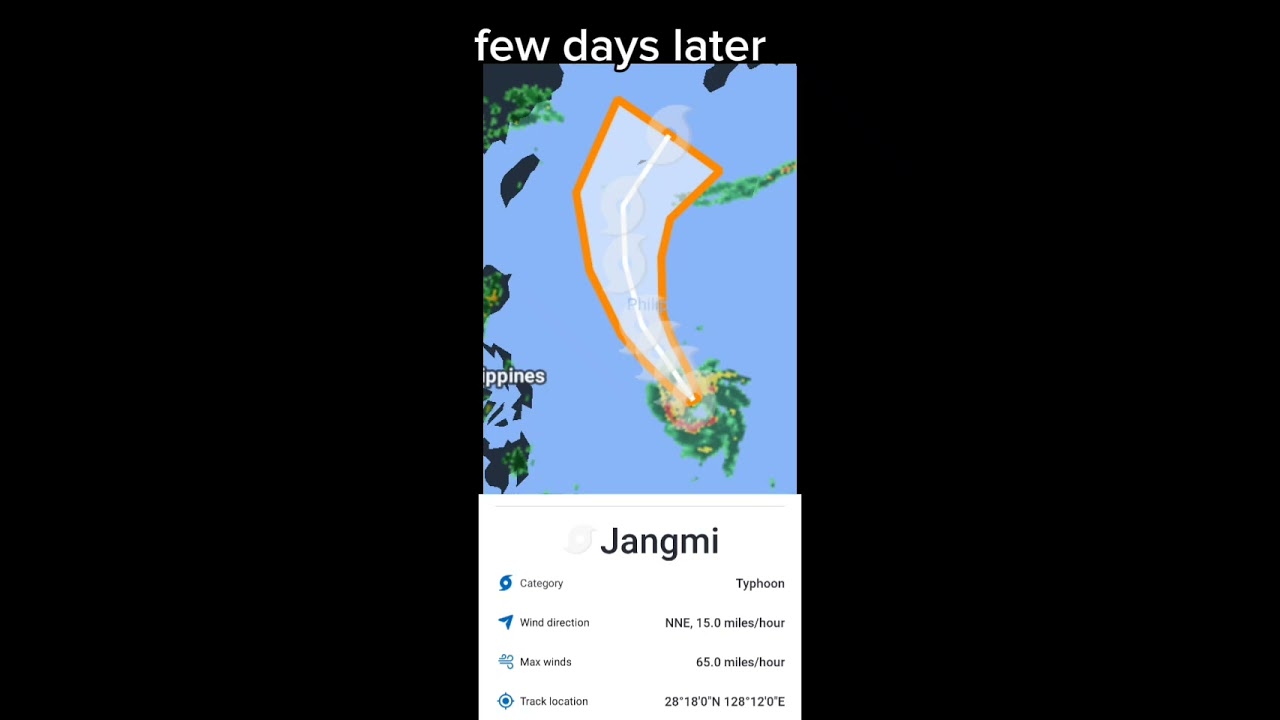 the jangmi typhoon grow bigger