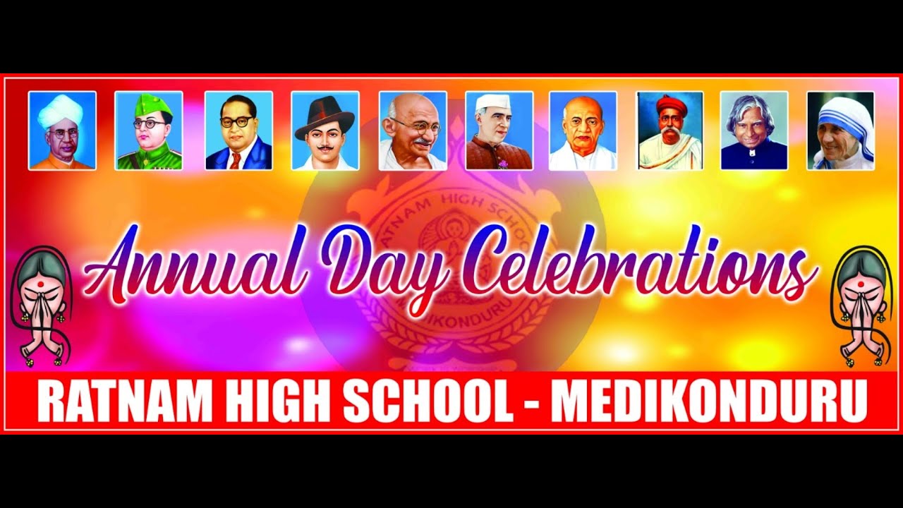 ANNUAL DAY CELEBRATIONS 2023 RATNAM HIGH SCHOOL MEDIKONDURU