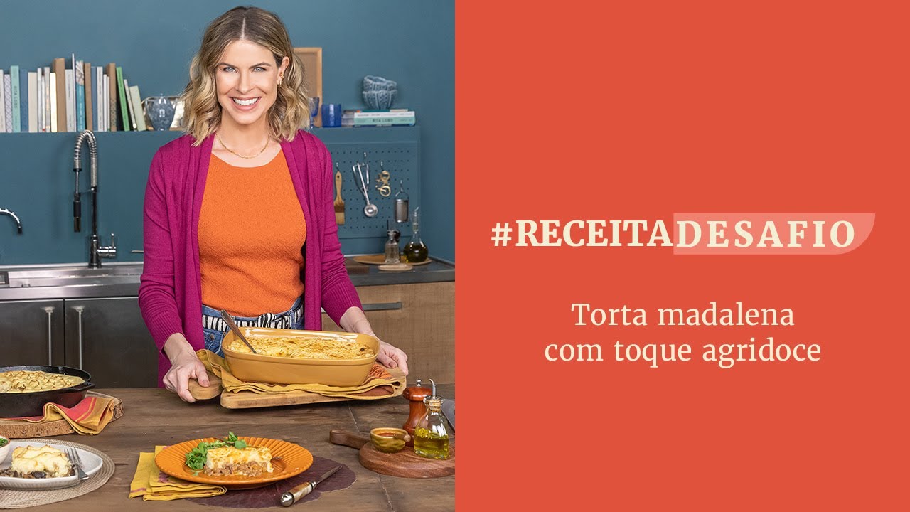 #ReceitaDesafio | Torta madalena com toque agridoce