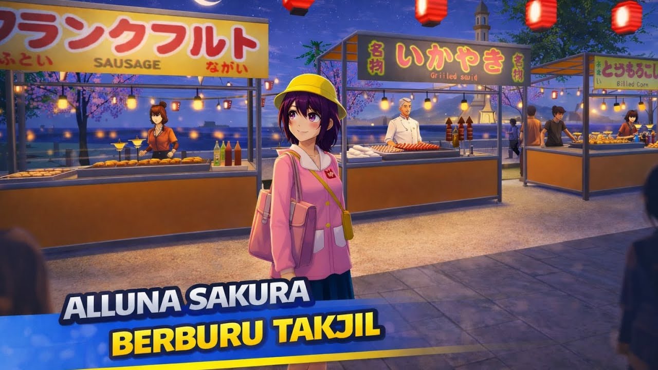Alluna sakura berburu takjil #sakuraschoolsimulator 