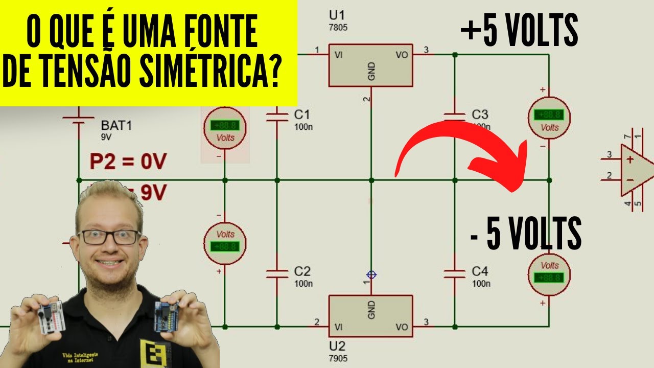 Fonte Sim&eacute;trica - O que &eacute;? Como Funciona? Eletr&ocirc;nica F&aacute;cil