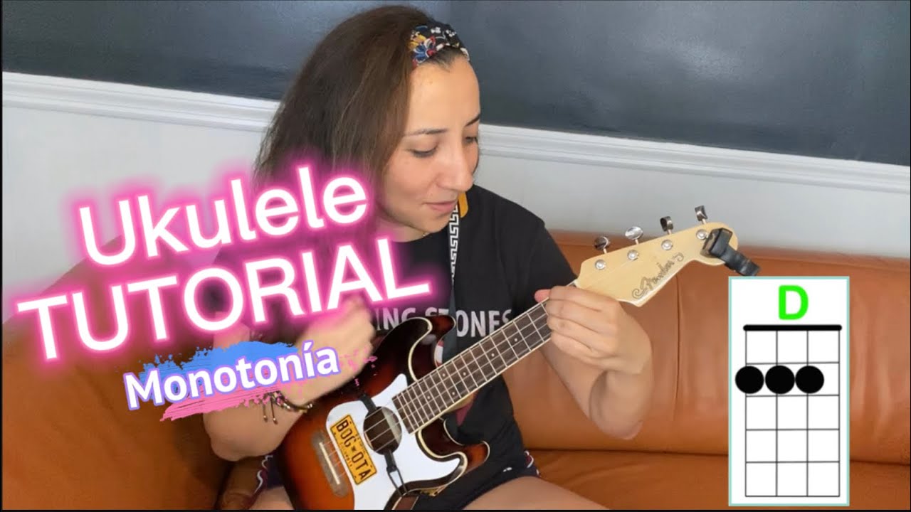 Monotonía- Shakira/Ozuna UKULELE TUTORIAL