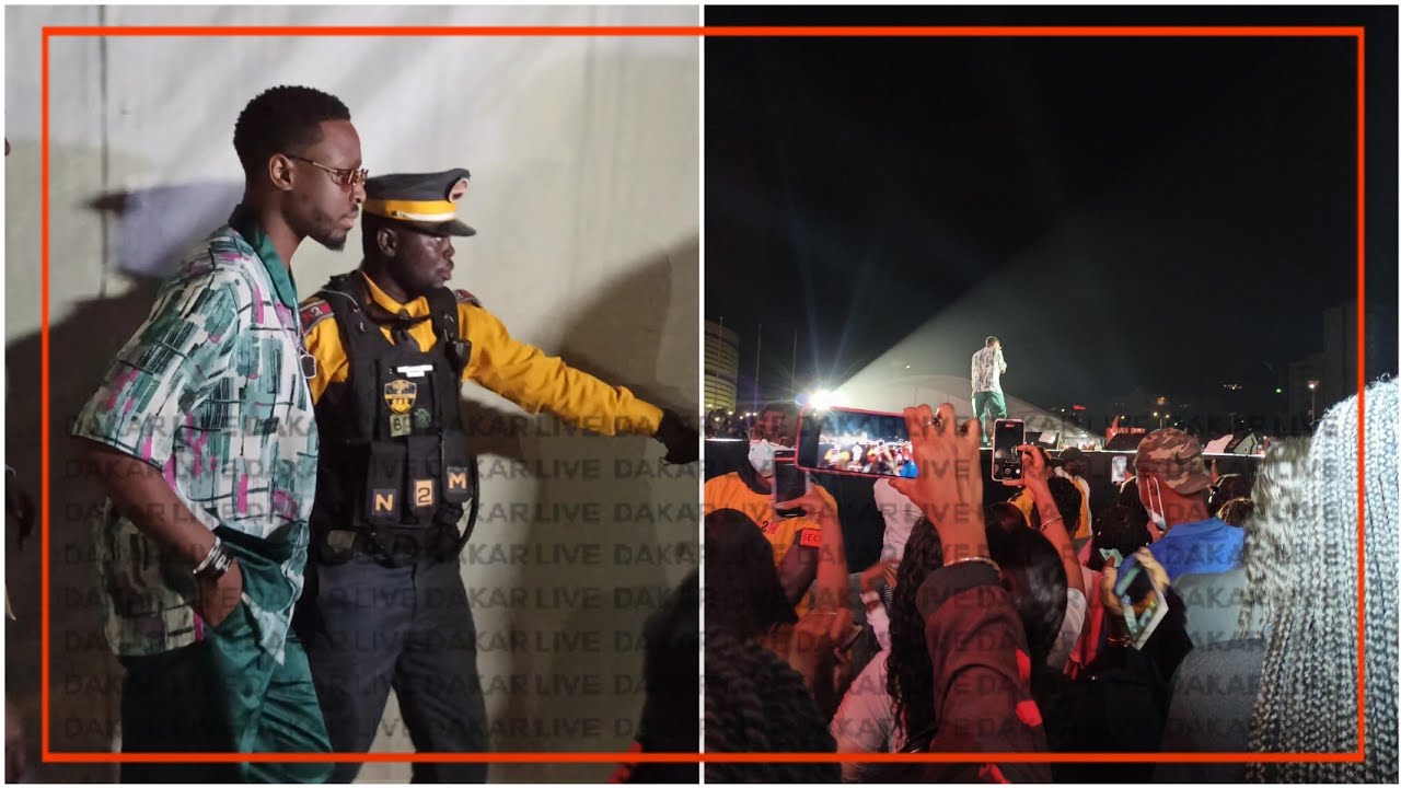Entrée spectaculaire de Dadju au musée de la civilisation noire, acceuilli comme un roi à dakar