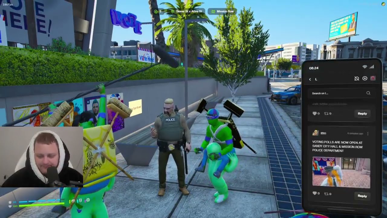Berry Cades visits Roach and Viper on ESB Block | Prodigy 2.6 | GTA