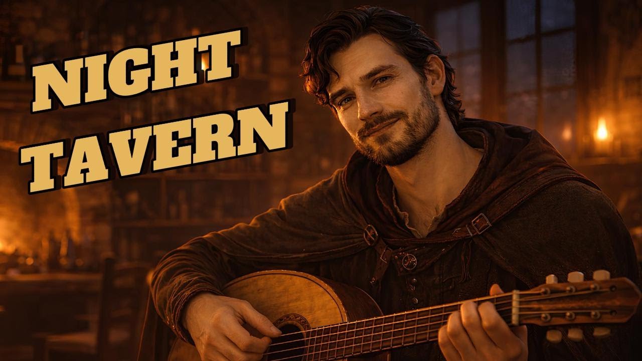 Cozy Medieval Tavern 🌙 | Fantasy Music for RPG, Relaxing & Study