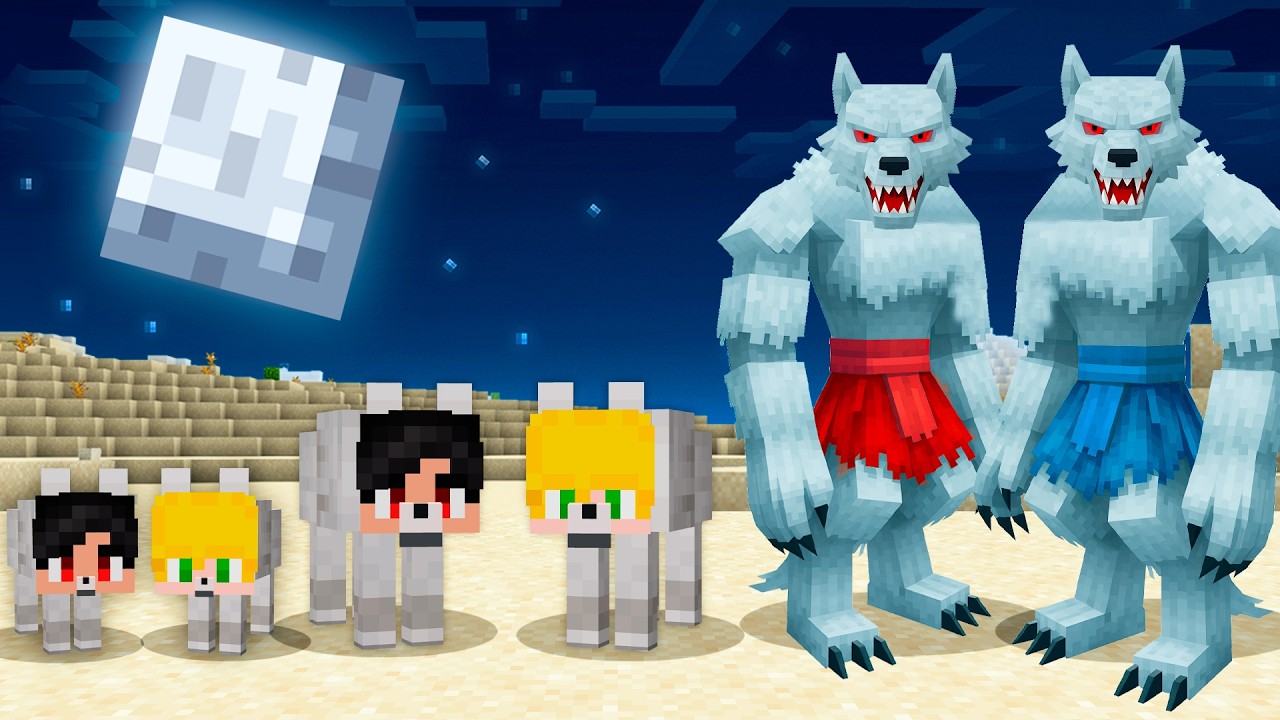 Я стал от ВОЛЧОНКА до Оборотня в Minecraft
