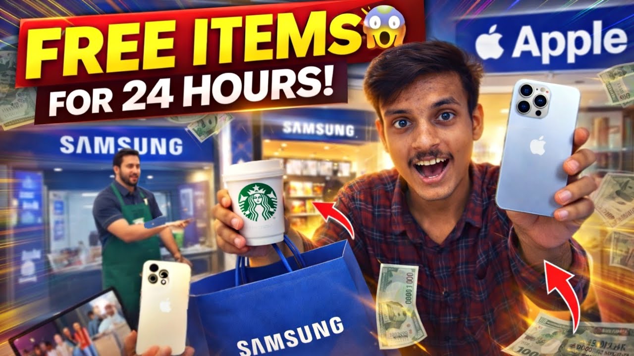 I Asked for Free Items for 24 Hours… Here’s What Happened 😳