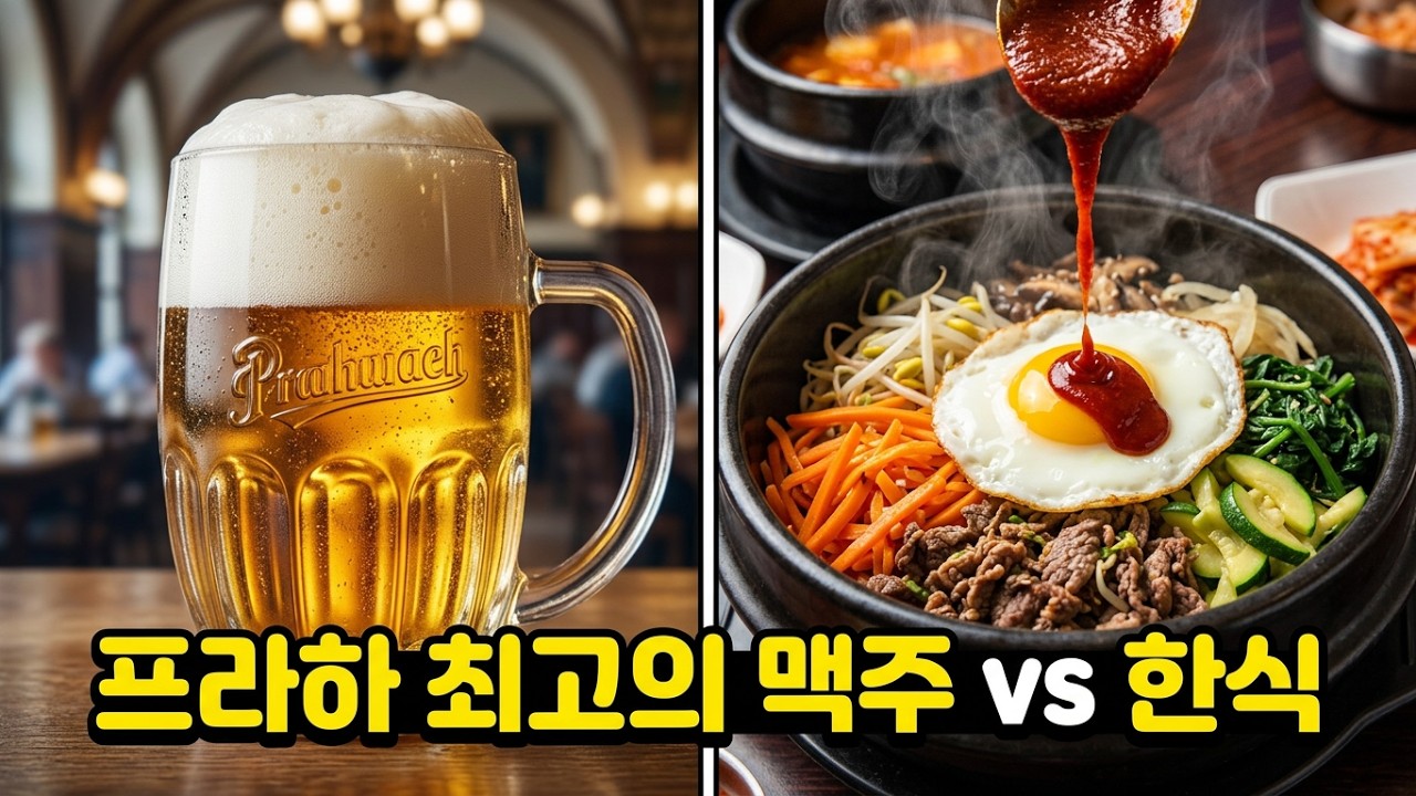 프라하 최고의 맥주맛집은 단연코 이곳입니다! 프라하여행 중 한식이 땡긴다면 이곳으로 가세요.