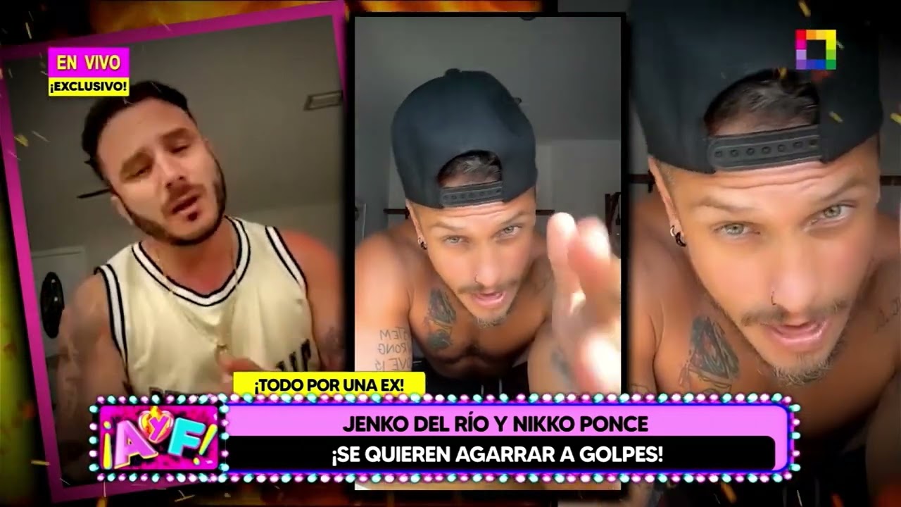 Amor y Fuego - OCT 07 - JENKO DEL RÍO Y NIKKO PONCE ¡SE QUIEREN AGARRAR A GOLPES! | Willax