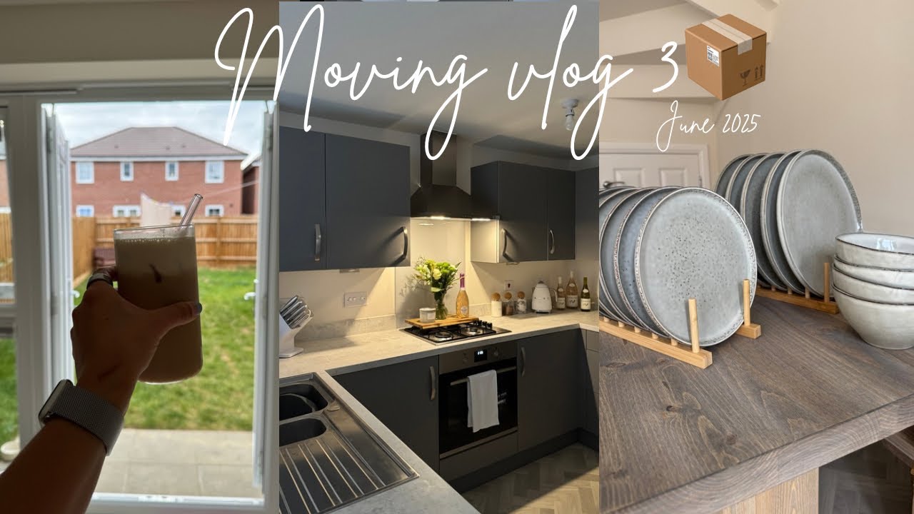 MOVING VLOG 3🏡 MOVING MORE FURNITURE, HOUSE UPDATES, & A BIG SURPRISE THAT MAKES ME *CRY*🥹📦✨