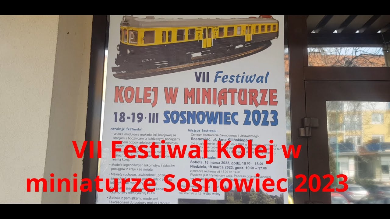 VII Festiwal Kolej w Miniaturze 18-19 III Sosnowiec 2023