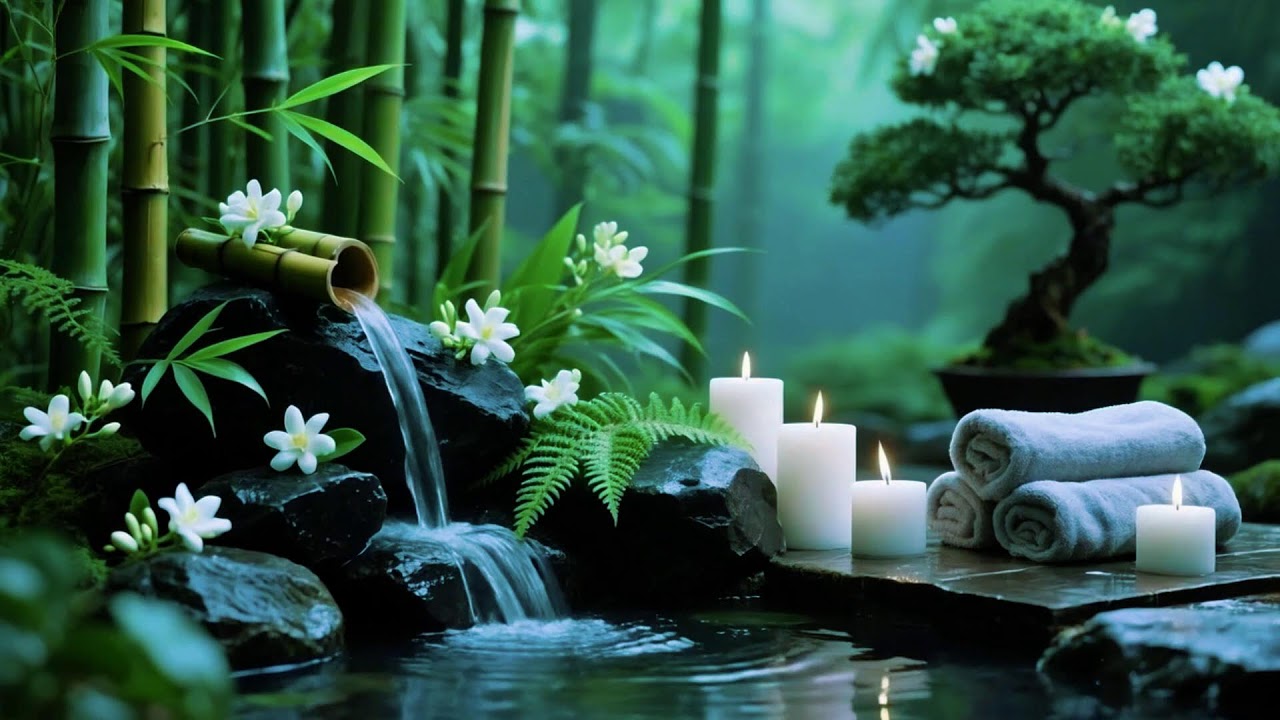 Relaxing Spa Music 💐 Peace of Mind, Anxiety Relief & Calm Sleep,Insomnia 11