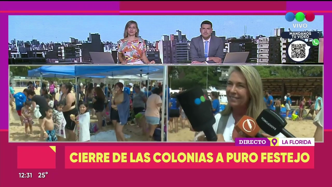 Cierre de las colonias a puro festejo - TELEFE ROSARIO
