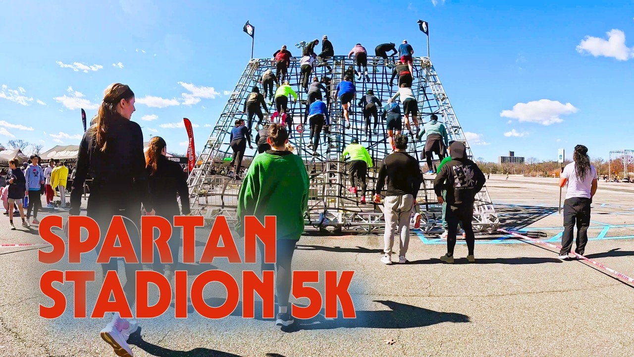 NYC Spartan Stadion 5K | FULL Race POV | All Obstacles